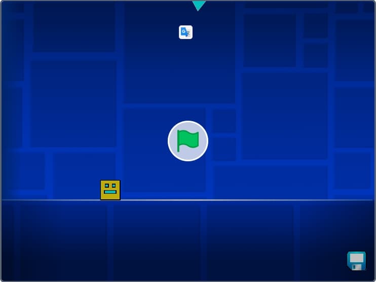 Geometry Dash with flying spike